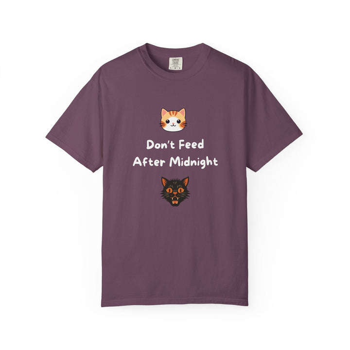 T-shirt "Don’t Feed After Midnight" – Chat kawai - MoodElle