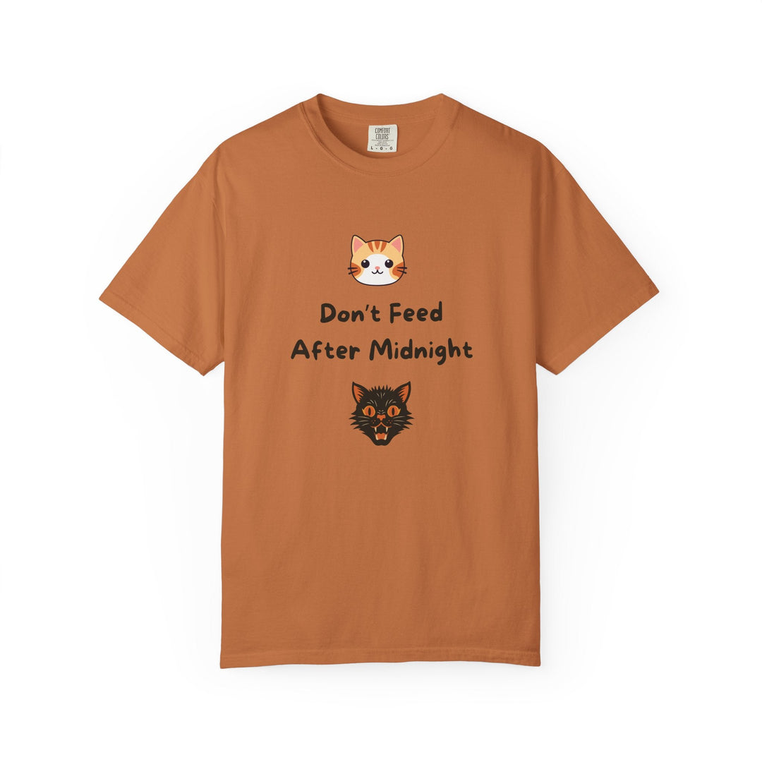 T-shirt "Don’t Feed After Midnight" – Chat kawai - MoodElle