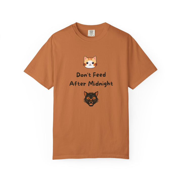T-shirt "Don’t Feed After Midnight" – Chat kawai - MoodElle
