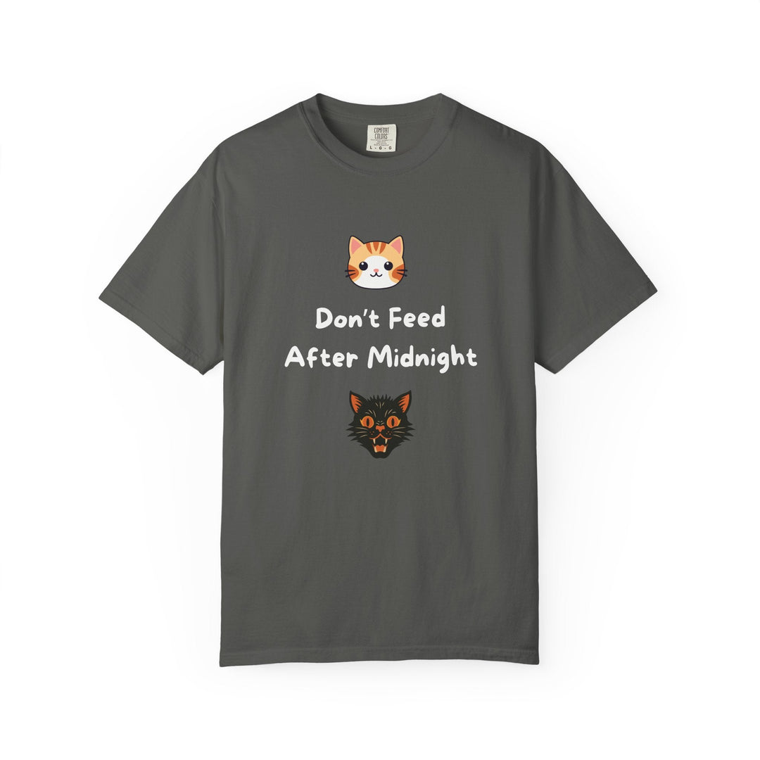 T-shirt "Don’t Feed After Midnight" – Chat kawai - MoodElle