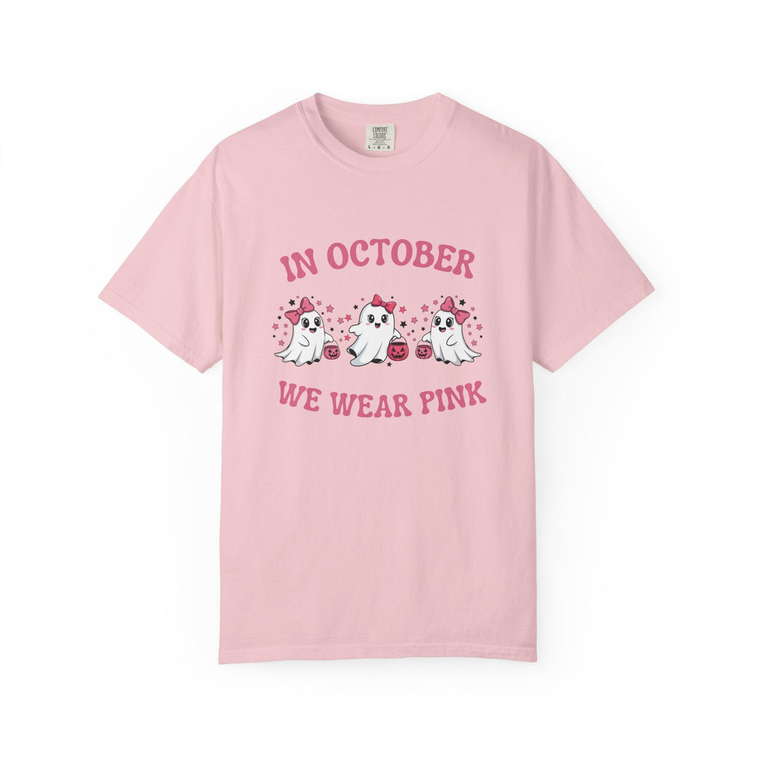 T-shirt " In october, we wear Pink" - Octobre rose - MoodElle