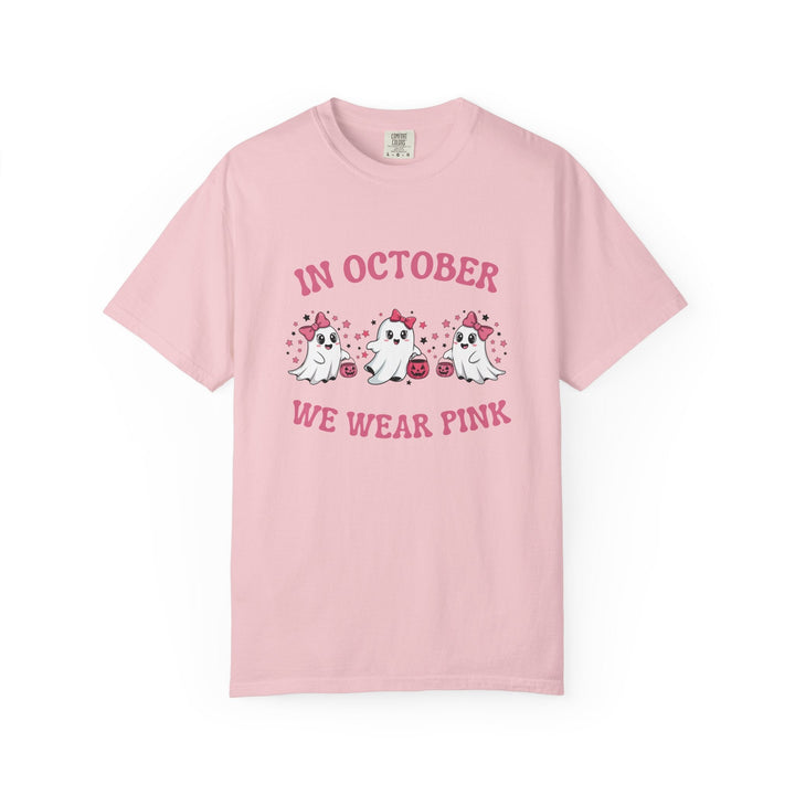 T-shirt " In october, we wear Pink" - Octobre rose - MoodElle