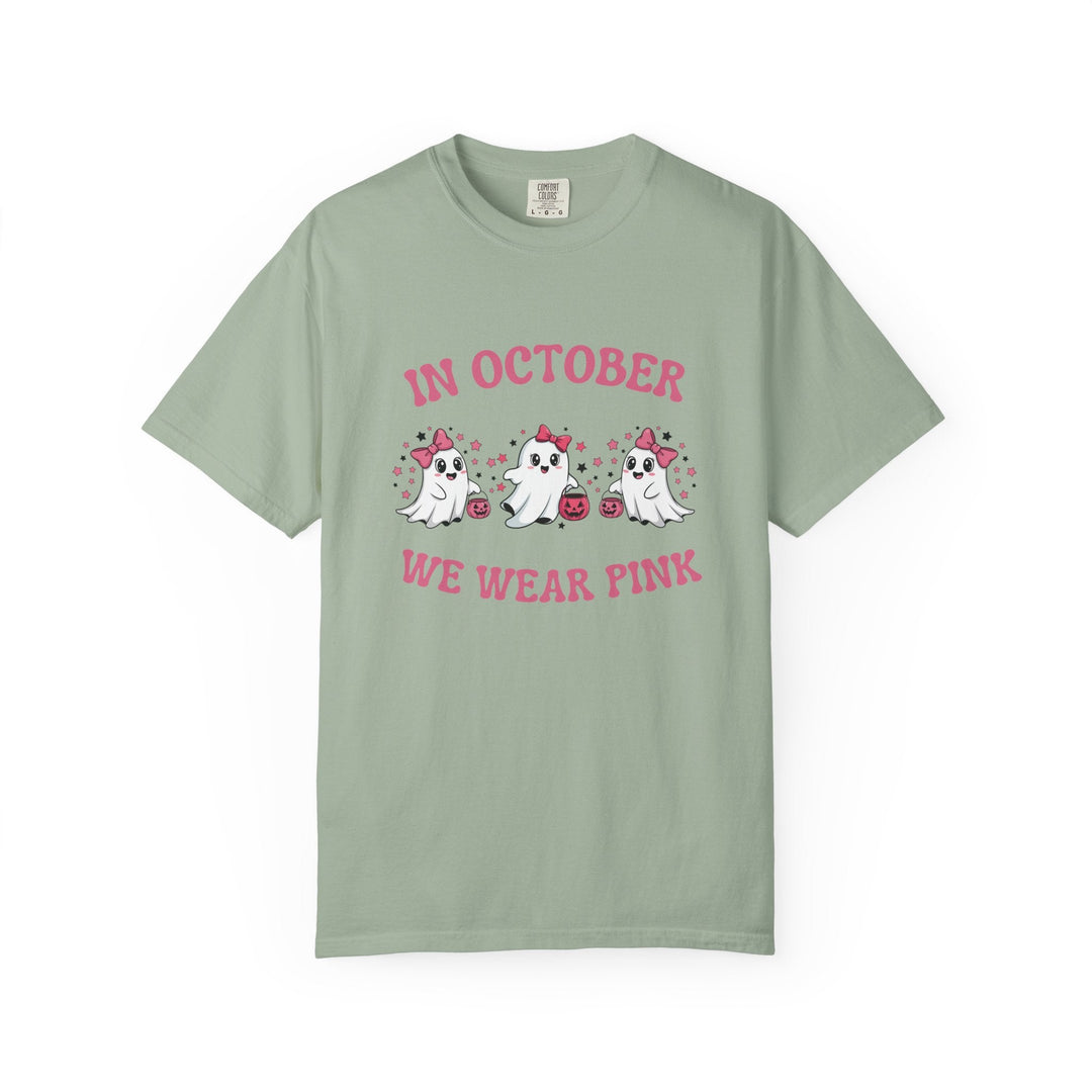 T-shirt " In october, we wear Pink" - Octobre rose - MoodElle
