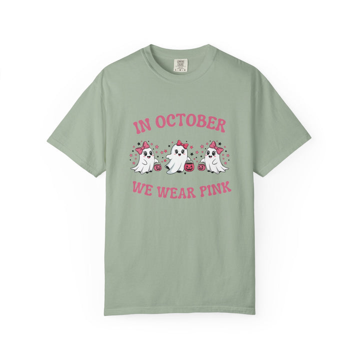 T-shirt " In october, we wear Pink" - Octobre rose - MoodElle