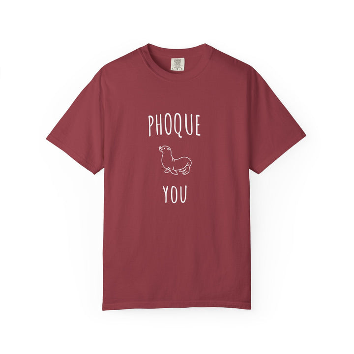 T-shirt "Phoque You" – Touche d’Humour et Style Décontracté – Tee - shirt Mixte Original et Amusant - MoodElle