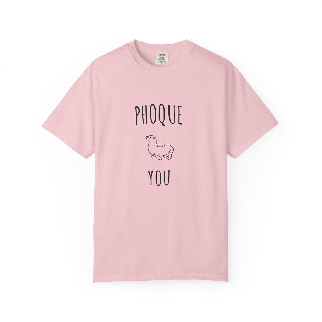 T-shirt "Phoque You" – Touche d’Humour et Style Décontracté – Tee - shirt Mixte Original et Amusant - MoodElle