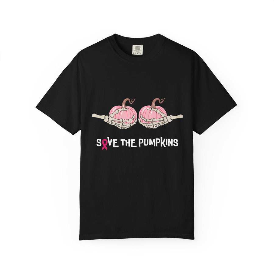 T-shirt Save The Pumpkins – Octobre Rose Humour & Solidarité - MoodElle
