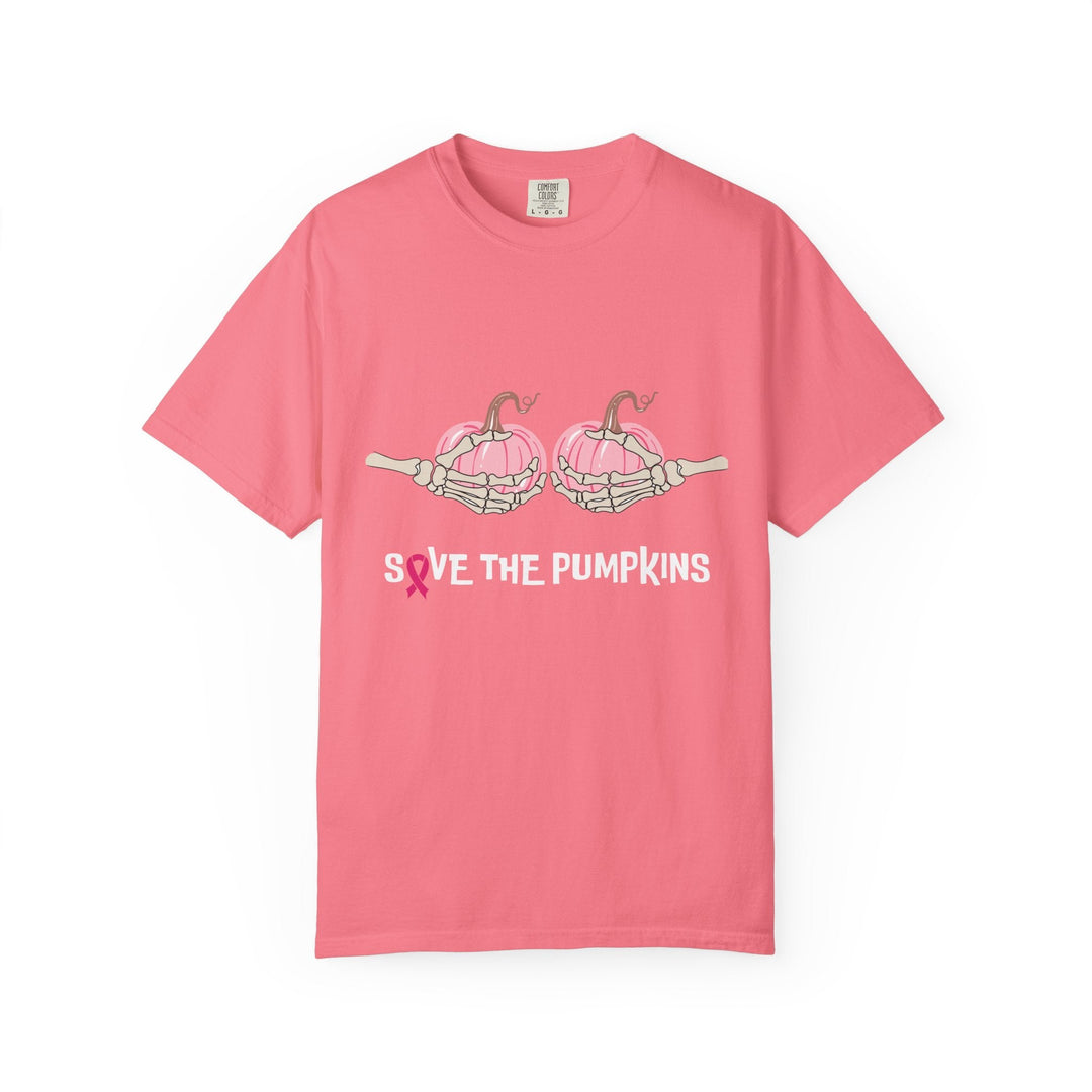 T-shirt Save The Pumpkins – Octobre Rose Humour & Solidarité - MoodElle