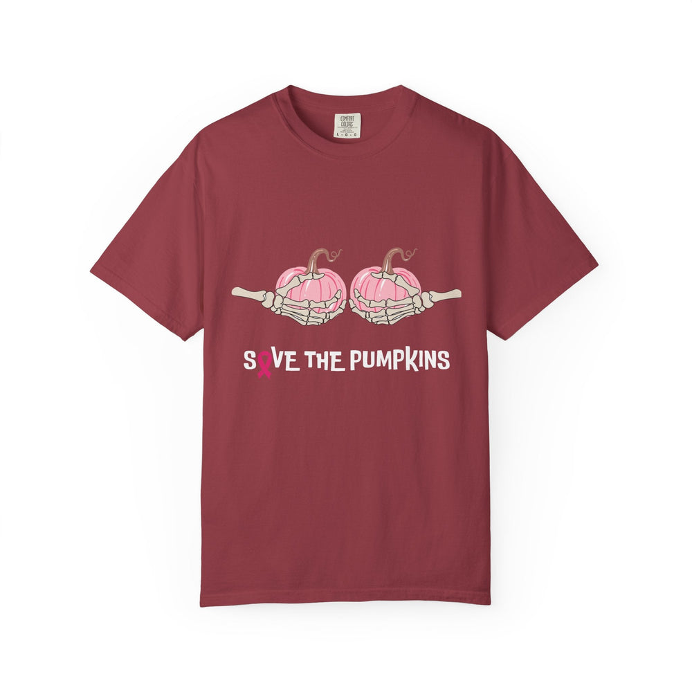 T-shirt Save The Pumpkins – Octobre Rose Humour & Solidarité - MoodElle