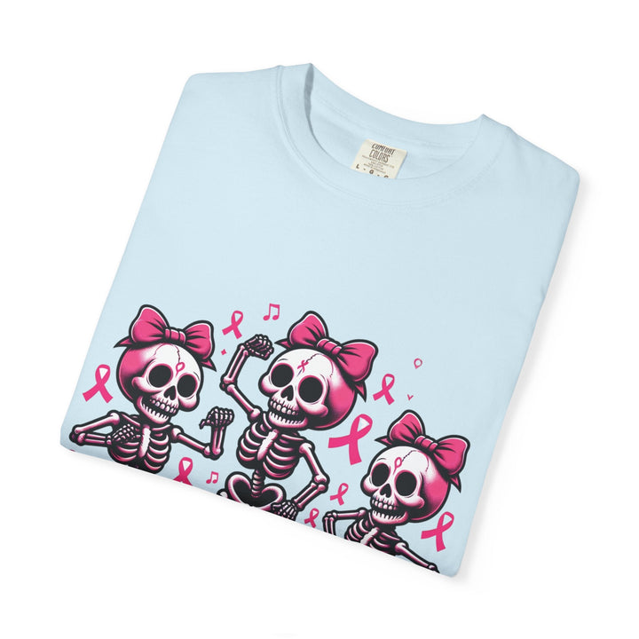 T-shirt squelettes roses sur citrouilles – édition spéciale Octobre Rose & Halloween - MoodElle