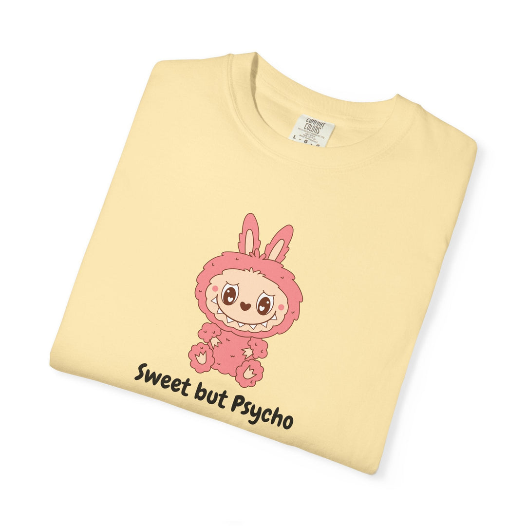 T-shirt Sweet but Psycho – Illustration Kawaii Drôle – Tee - shirt Blanc Unisexe - MoodElle