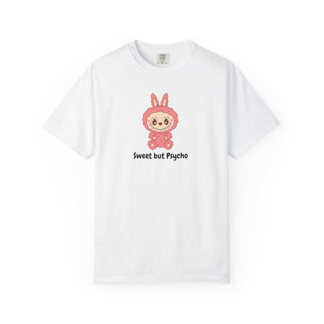 T-shirt Sweet but Psycho – Illustration Kawaii Drôle – Tee - shirt Blanc Unisexe - MoodElle