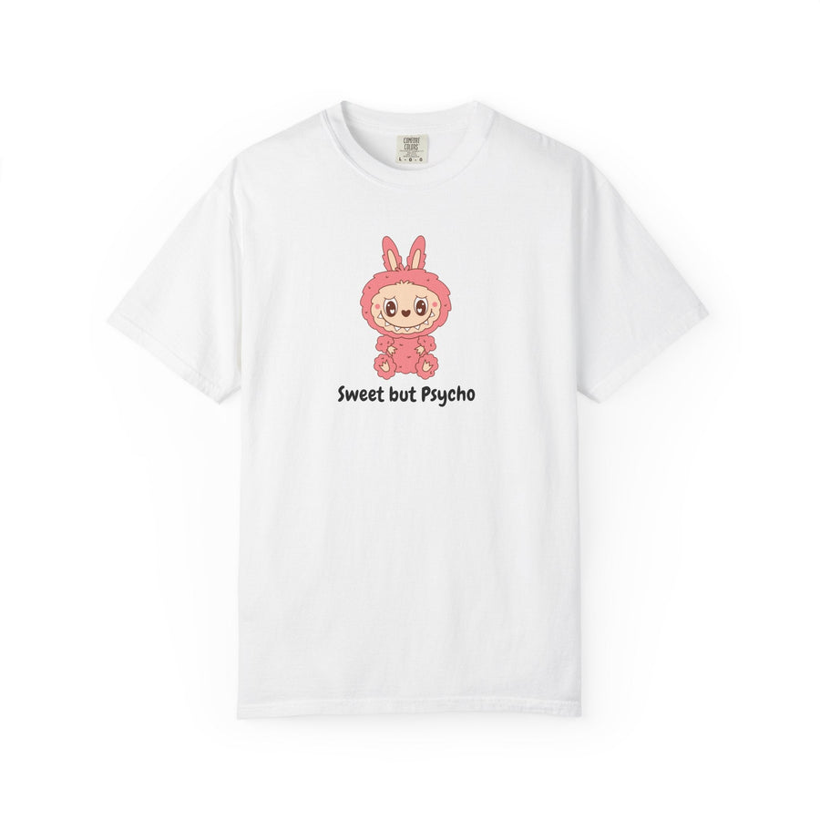 T-shirt Sweet but Psycho – Illustration Kawaii Drôle – Tee - shirt Blanc Unisexe - MoodElle