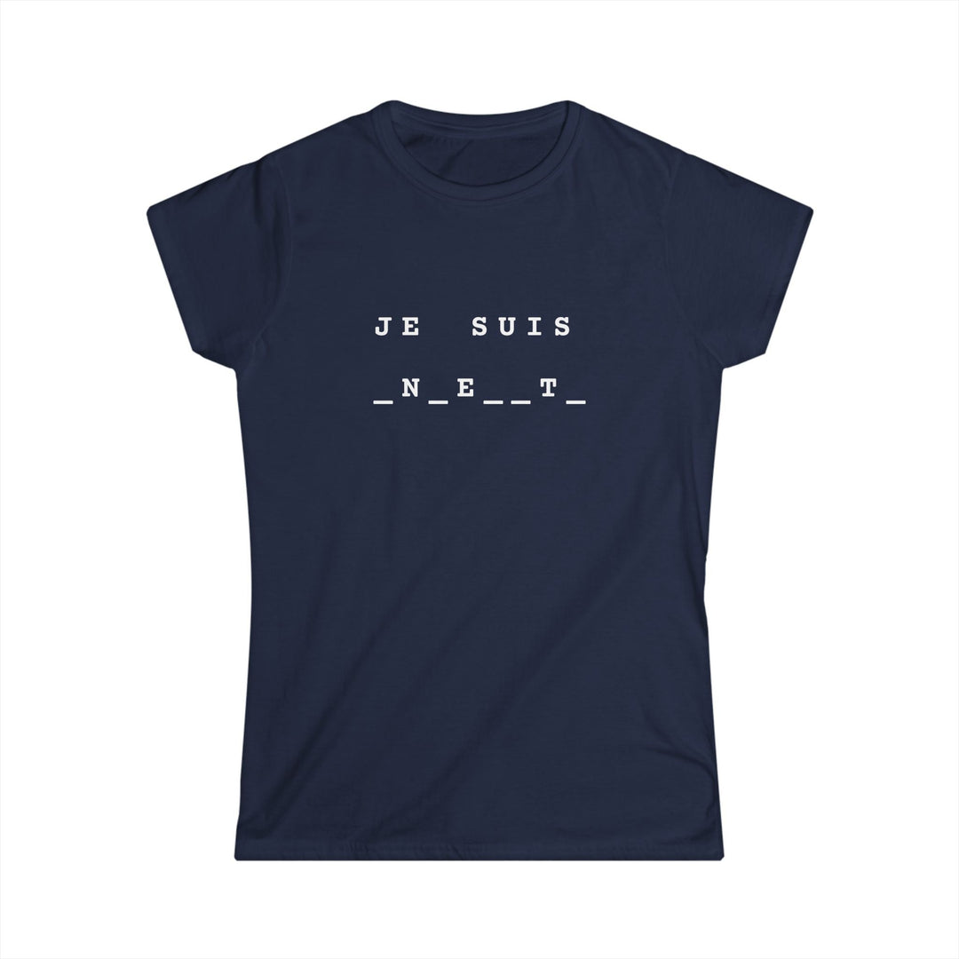 T-shirt texte à trous — "Je suis enceinte" — Idée annonce grossesse originale & drôle - MoodElle
