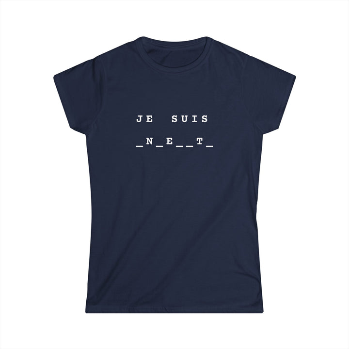 T-shirt texte à trous — "Je suis enceinte" — Idée annonce grossesse originale & drôle - MoodElle