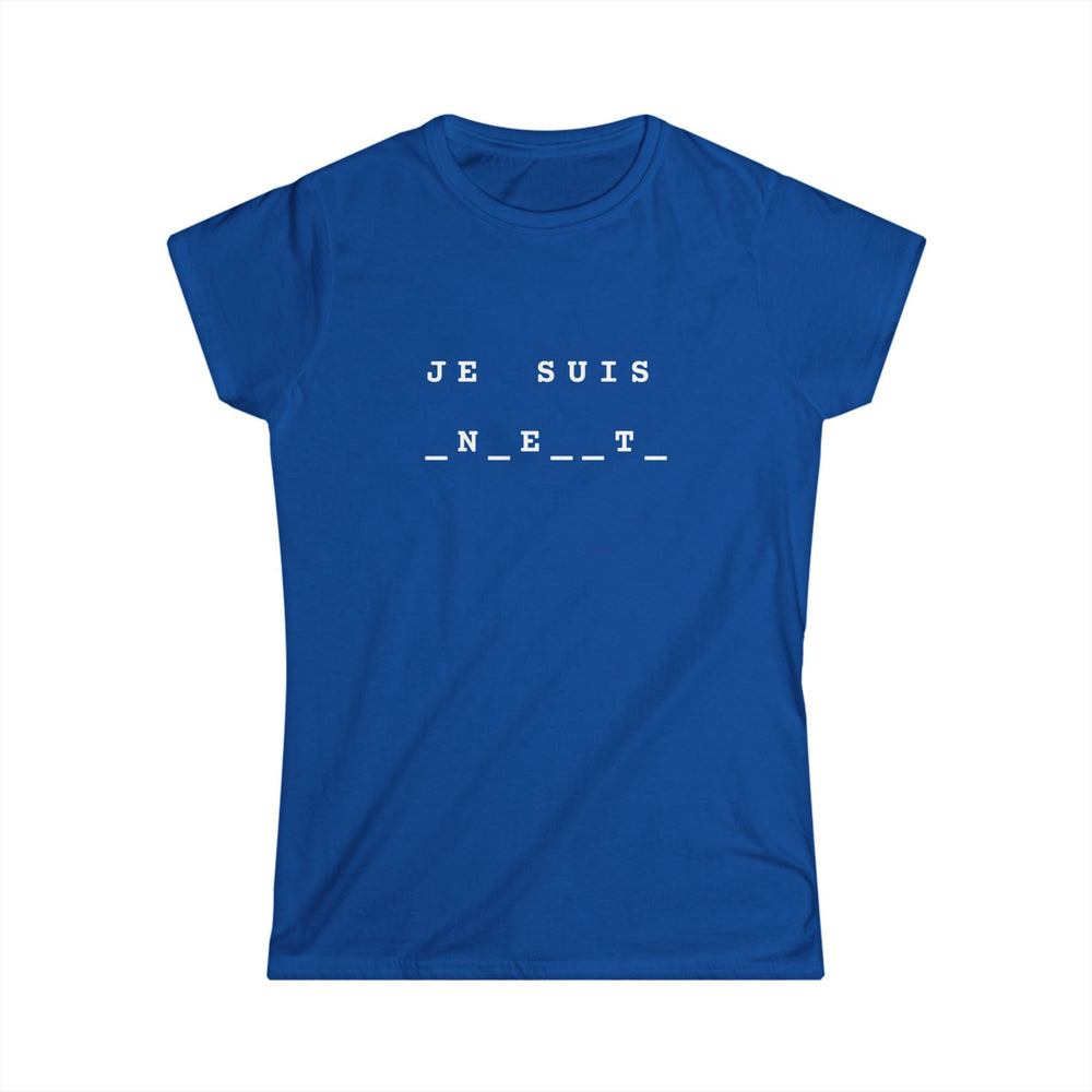 T-shirt texte à trous — "Je suis enceinte" — Idée annonce grossesse originale & drôle - MoodElle