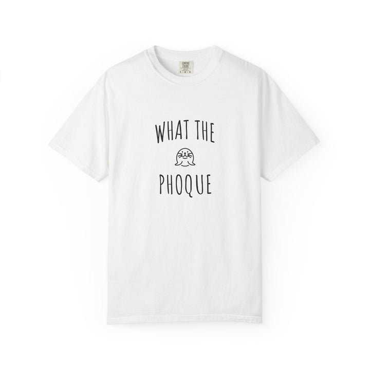 T-shirt "What The Phoque" – Tee - shirt humour bilingue mixte – Cadeau original et décalé - MoodElle