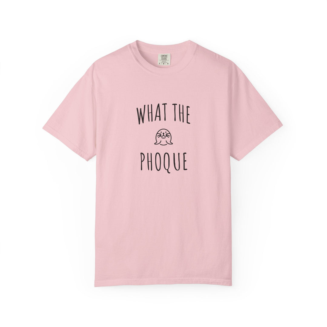 T-shirt "What The Phoque" – Tee - shirt humour bilingue mixte – Cadeau original et décalé - MoodElle