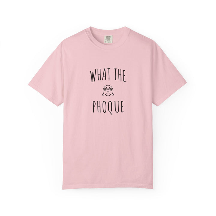 T-shirt "What The Phoque" – Tee - shirt humour bilingue mixte – Cadeau original et décalé - MoodElle
