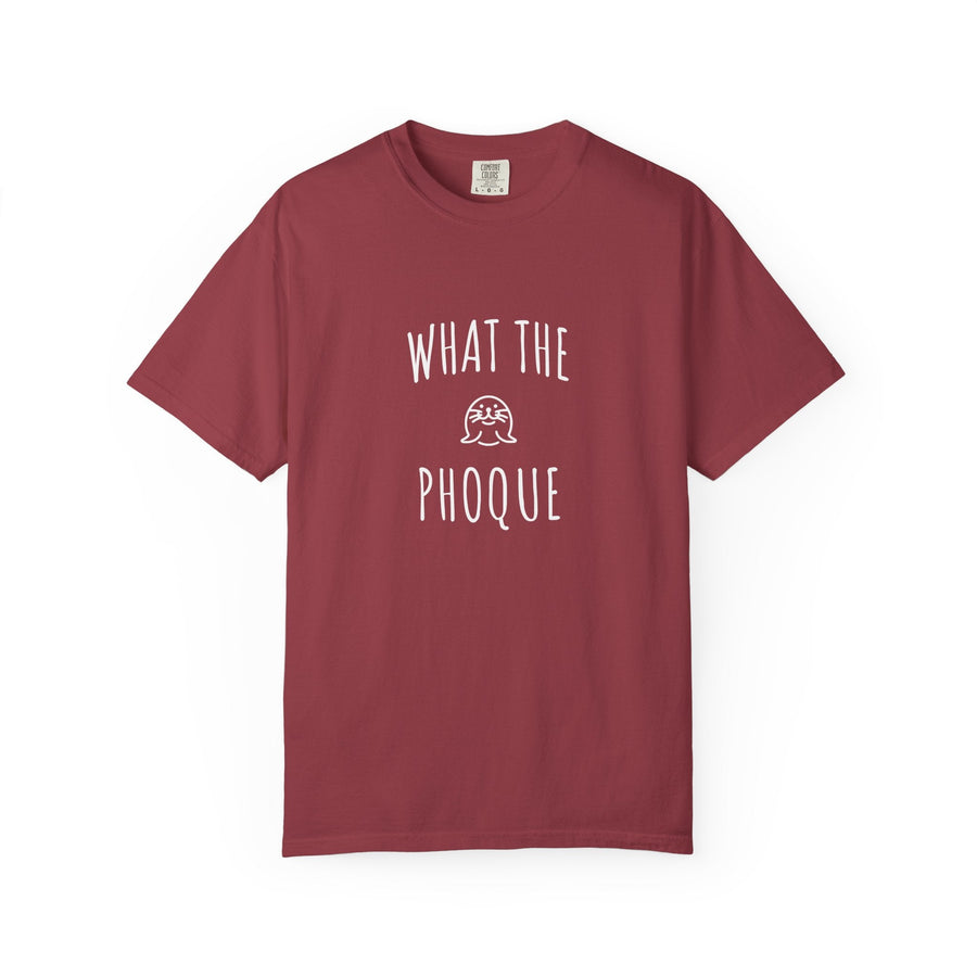T-shirt "What The Phoque" – Tee - shirt humour bilingue mixte – Cadeau original et décalé - MoodElle