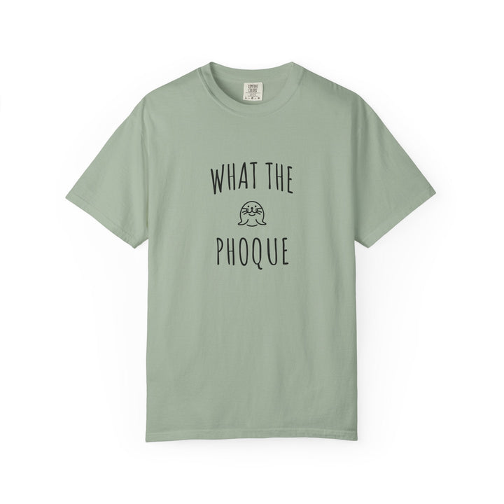 T-shirt "What The Phoque" – Tee - shirt humour bilingue mixte – Cadeau original et décalé - MoodElle