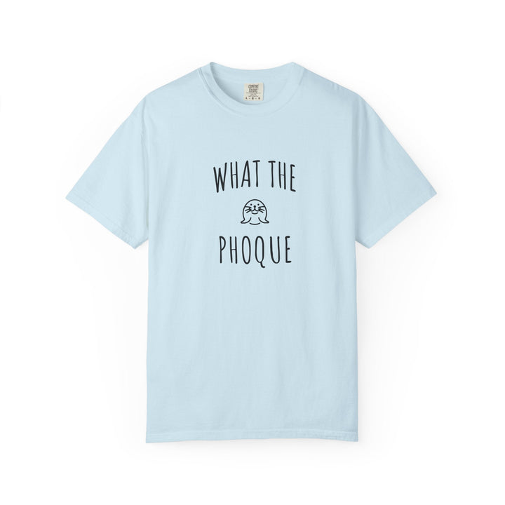 T-shirt "What The Phoque" – Tee - shirt humour bilingue mixte – Cadeau original et décalé - MoodElle