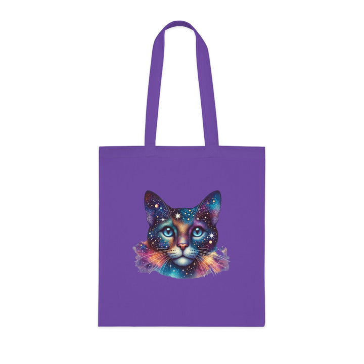 Tote bag chat galaxie – Sac coton “Space Cat” réutilisable – Cabas écolo cadeau amoureux des chats - MoodElle