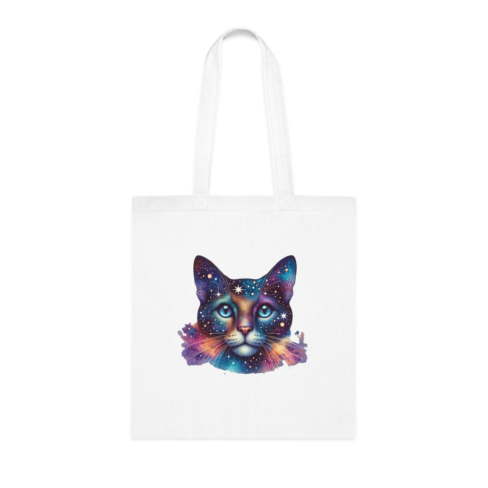 Tote bag chat galaxie – Sac coton “Space Cat” réutilisable – Cabas écolo cadeau amoureux des chats - MoodElle