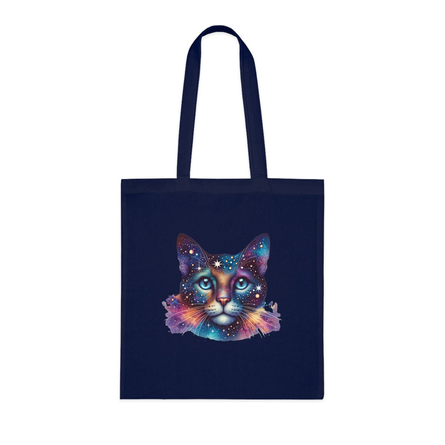 Tote bag chat galaxie – Sac coton “Space Cat” réutilisable – Cabas écolo cadeau amoureux des chats - MoodElle