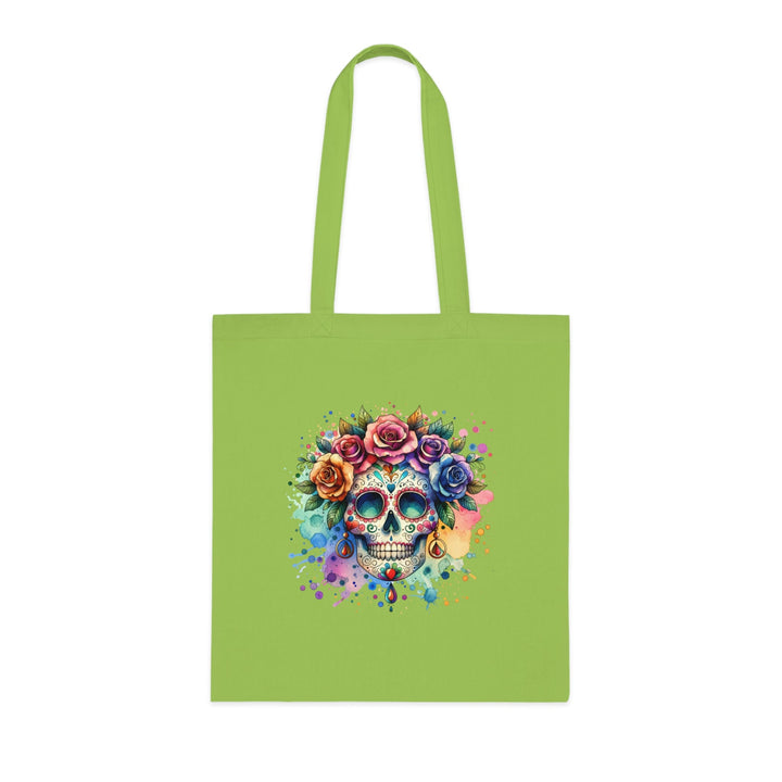 Tote Bag Crâne Fleuri Coloré – Sac Dia de los Muertos Original - MoodElle