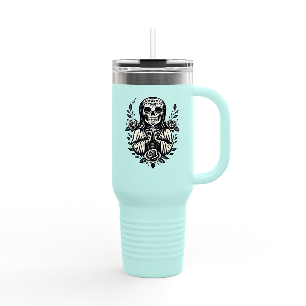 Travel Cup "Dia de Los Muertos ” – Mug isotherme avec paille réutilisable - MoodElle