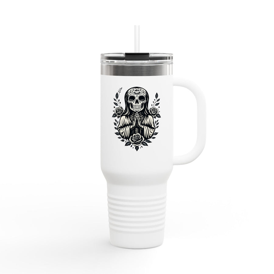 Travel Cup "Dia de Los Muertos ” – Mug isotherme avec paille réutilisable - MoodElle