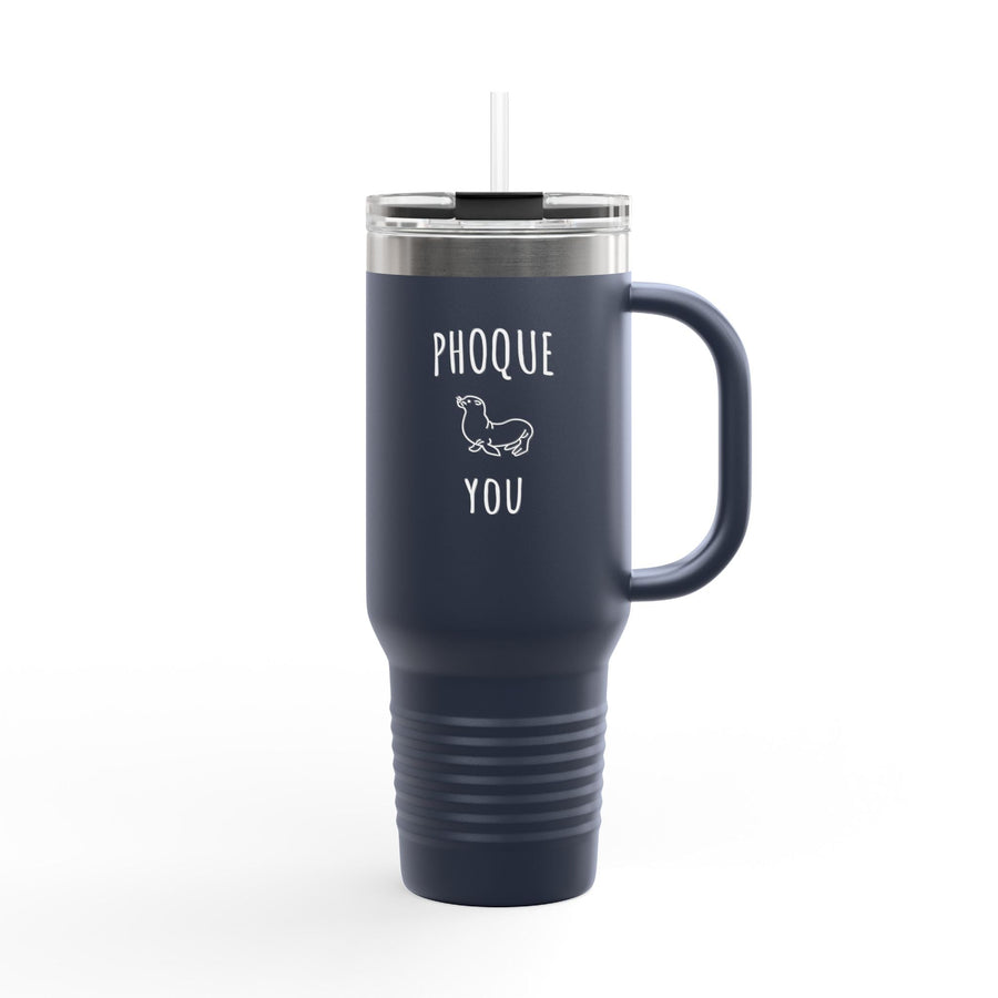 Tumbler "Phoque You" – Gourde Thermique Humour Minimaliste – Mug de Voyage Original et Réutilisable - MoodElle