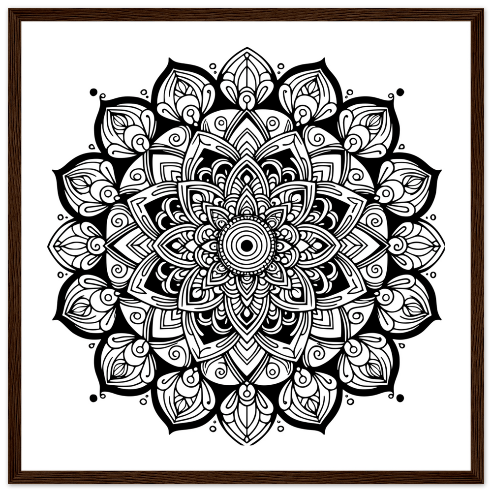 Abstrait floral | Mandala - MoodElle