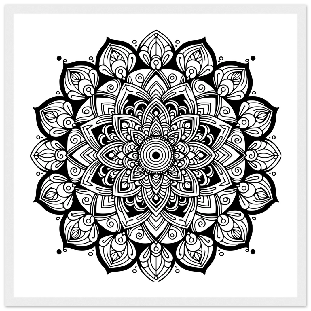 Abstrait floral | Mandala - MoodElle