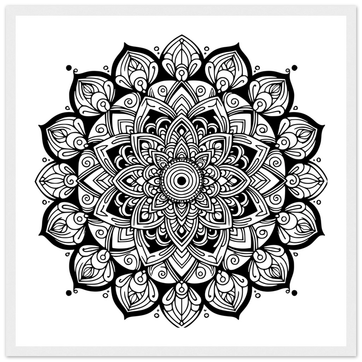 Abstrait floral | Mandala - MoodElle