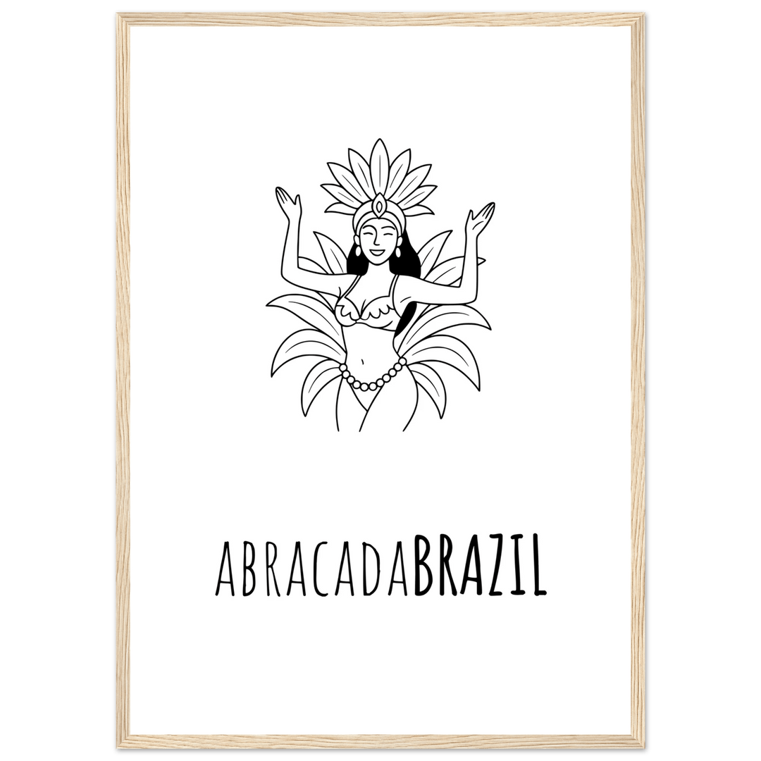 Affiche " AbracadaBrazil" | Brésil - MoodElle