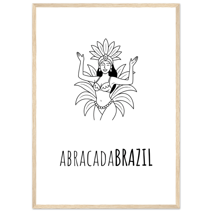 Affiche " AbracadaBrazil" | Brésil - MoodElle