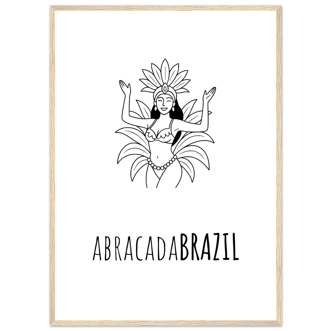 Affiche " AbracadaBrazil" | Brésil - MoodElle