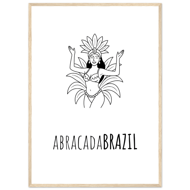 Affiche " AbracadaBrazil" | Brésil - MoodElle