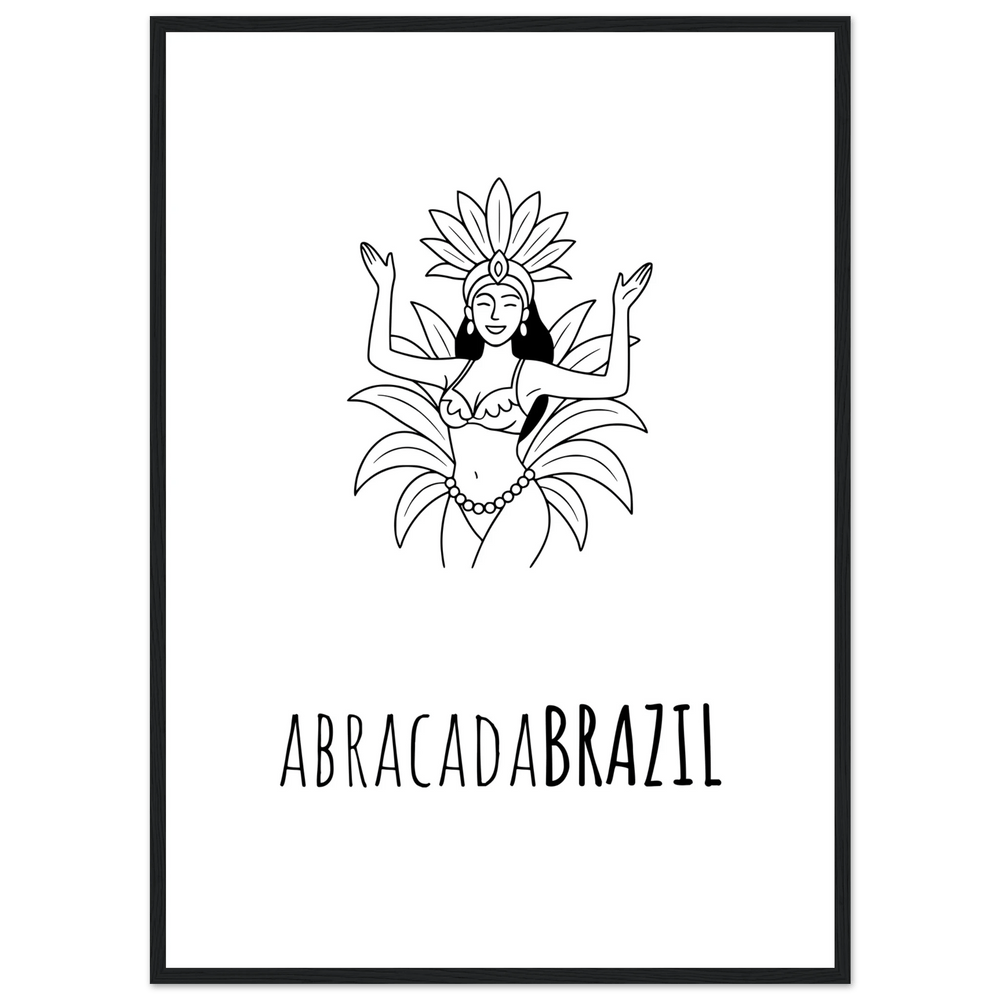 Affiche " AbracadaBrazil" | Brésil - MoodElle