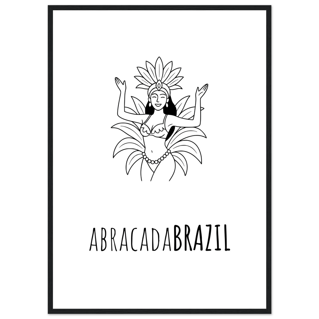 Affiche " AbracadaBrazil" | Brésil - MoodElle