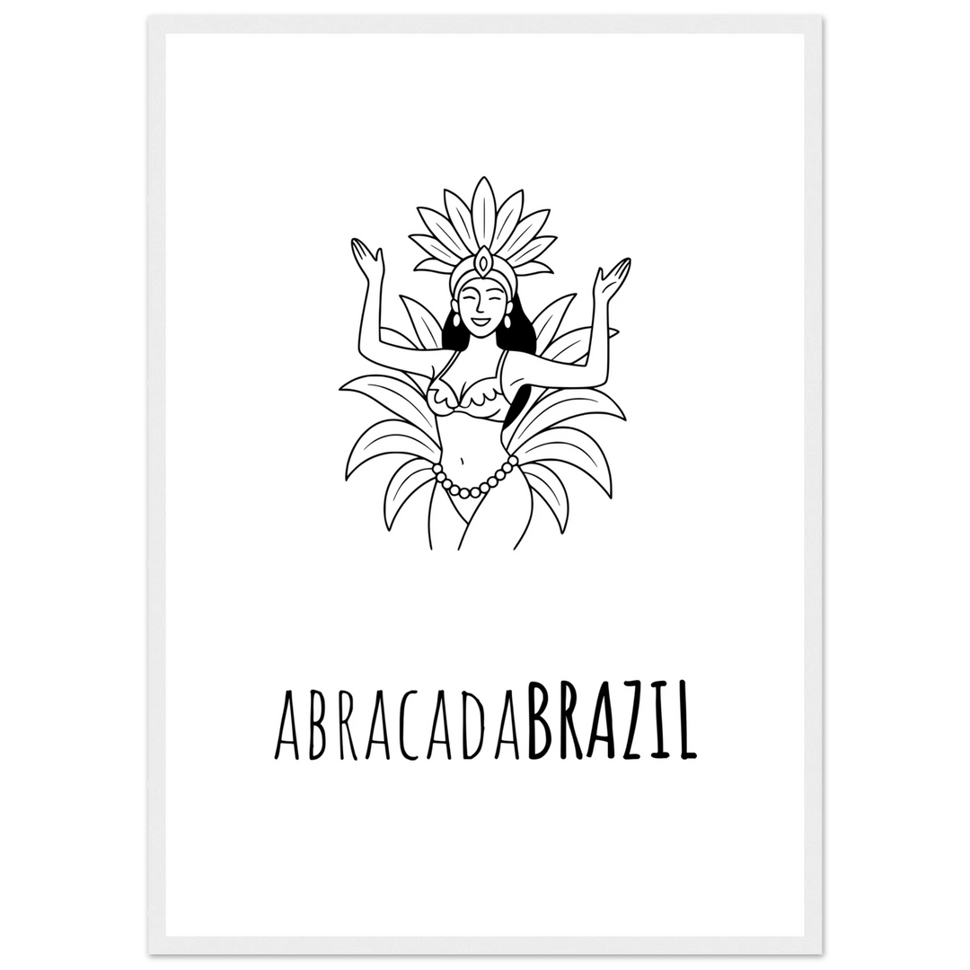 Affiche " AbracadaBrazil" | Brésil - MoodElle