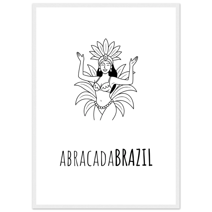 Affiche " AbracadaBrazil" | Brésil - MoodElle