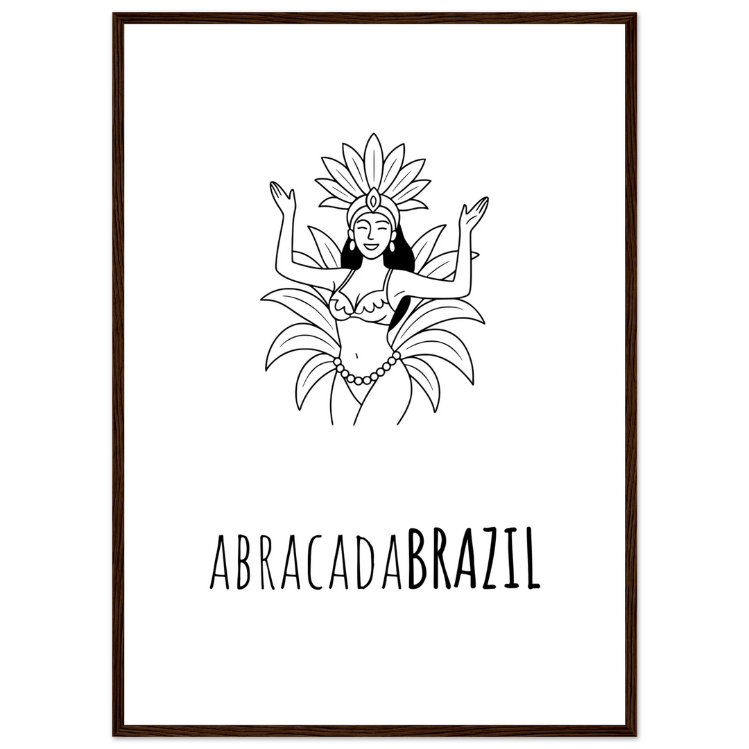 Affiche " AbracadaBrazil" | Brésil - MoodElle