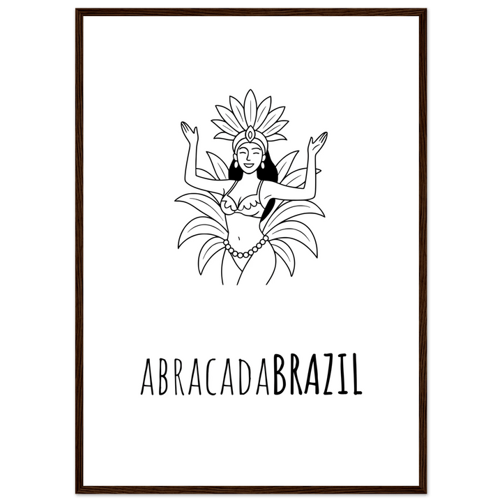 Affiche " AbracadaBrazil" | Brésil - MoodElle