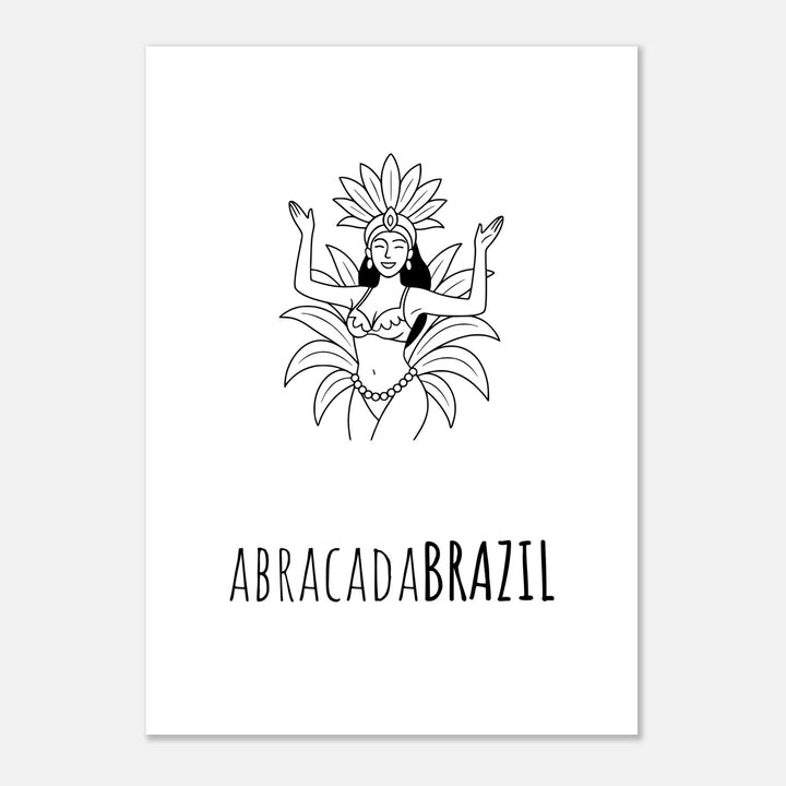 Affiche " AbracadaBrazil" | Brésil - MoodElle