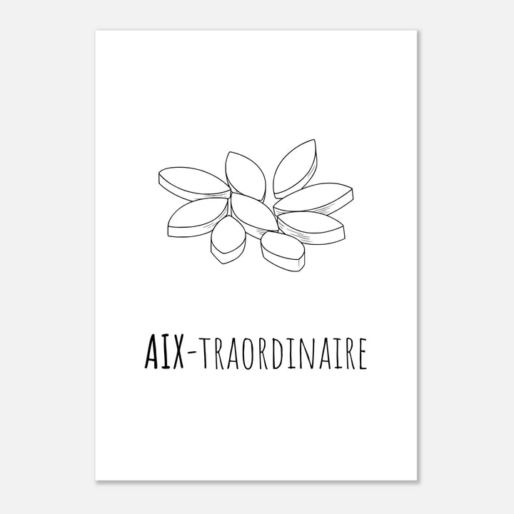 Affiche "Aix - traordinaire " | Aix en Provence - MoodElle