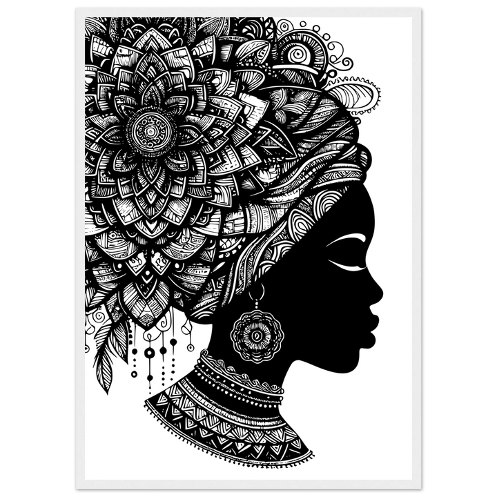 Affiche "beauté africaine" | Afrique - MoodElle