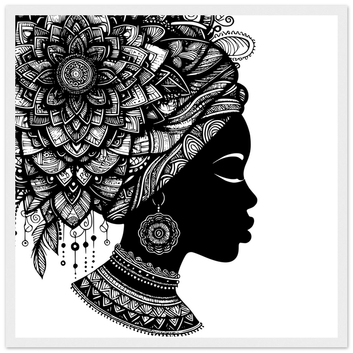 Affiche "beauté africaine" | Afrique - MoodElle